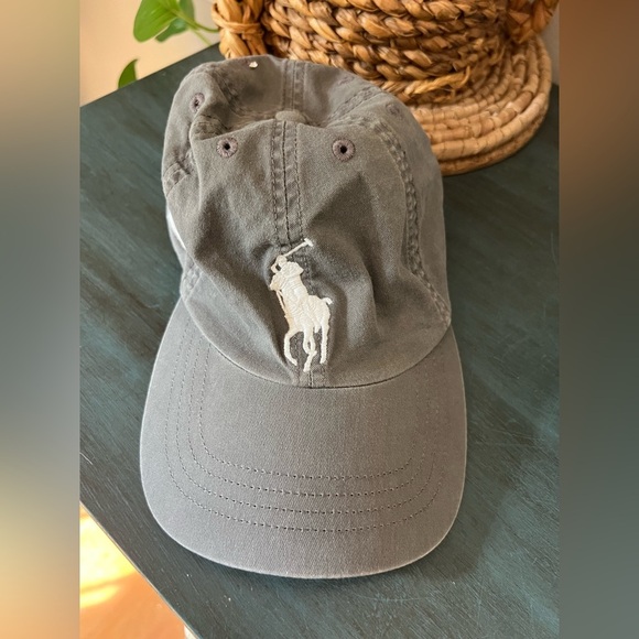 Polo Ralph Lauren Cap Adjustable leather closure Big Pony  3 kids hat - Picture 1 of 5